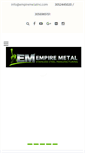 Mobile Screenshot of empiremetalinc.com